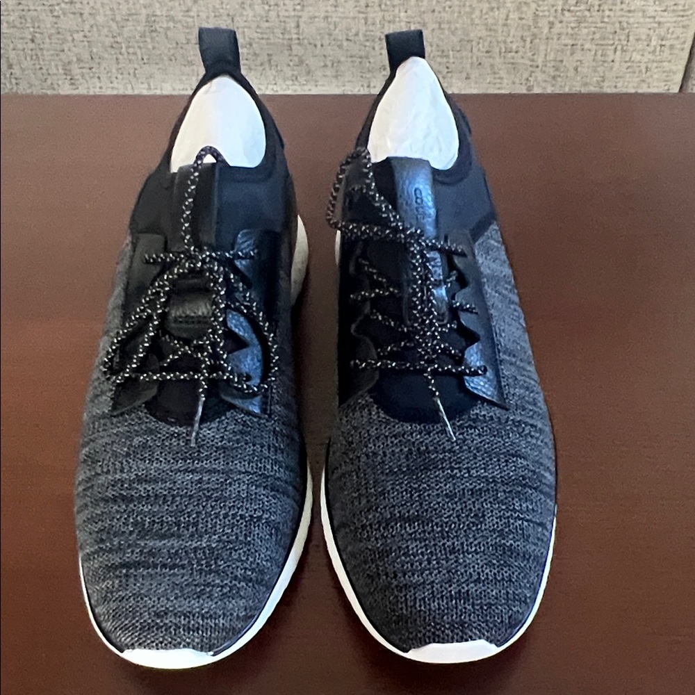 Cole Haan Men's Grand Motion Knit Sneakers - Black and White